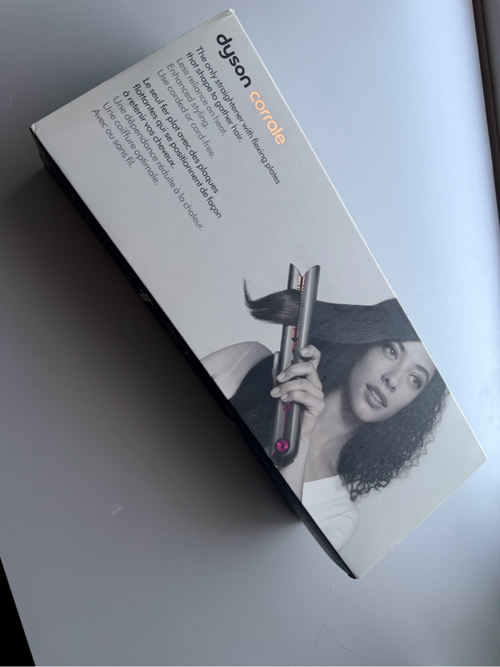 Dyson Corrale Hair Straightener in Silver with Pink Details
